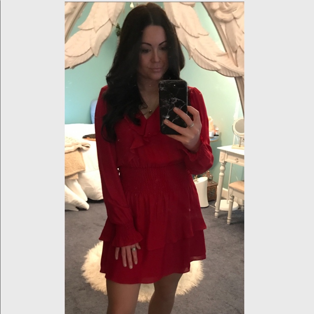 Parker Maisy Smocked Tiered Hem Dress